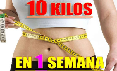 ADELGAZA 10 KILOS EN UNA SEMANA CON ESTE MÉTODO.