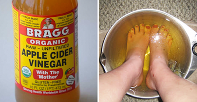 Si empapas tus pies en vinagre de manzana, ESTO es lo que sucede… ¡Increíble!