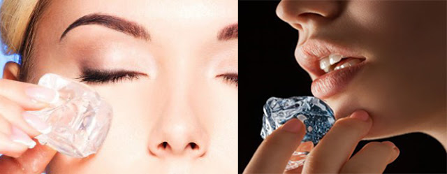 Tratamiento del hielo para una piel más fresca y libre de imperfecciones