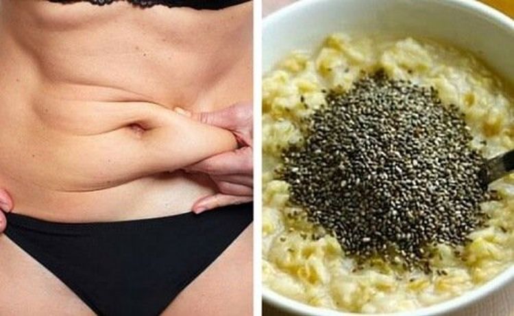 Chía batida con avena para perder esos kilos no deseados.